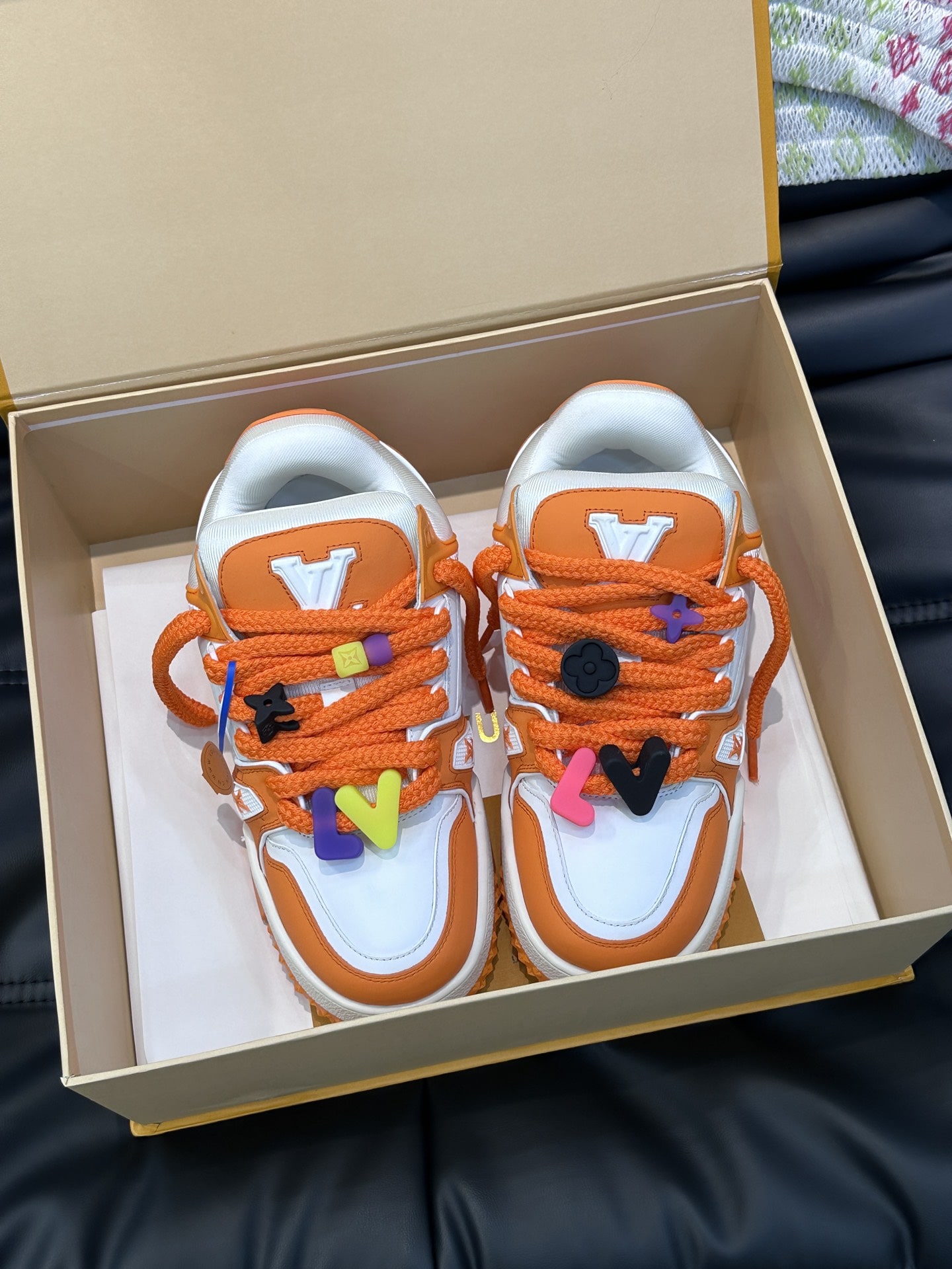 L0vis Vvtt0n Trainer Maxi Sneaker LV Orange For Women