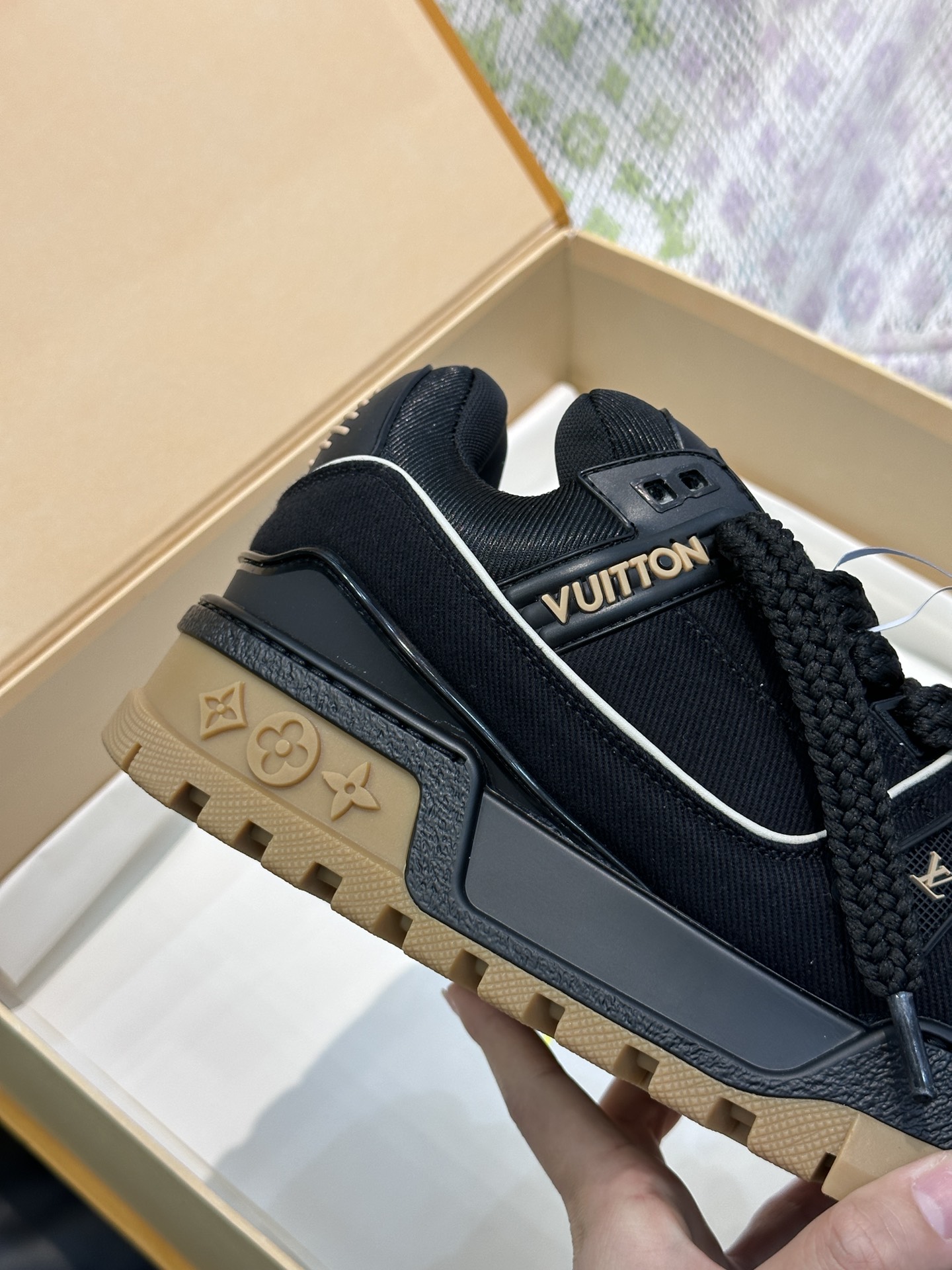 L0vis Vvtt0n Trainer Maxi Sneaker LV Black For Women