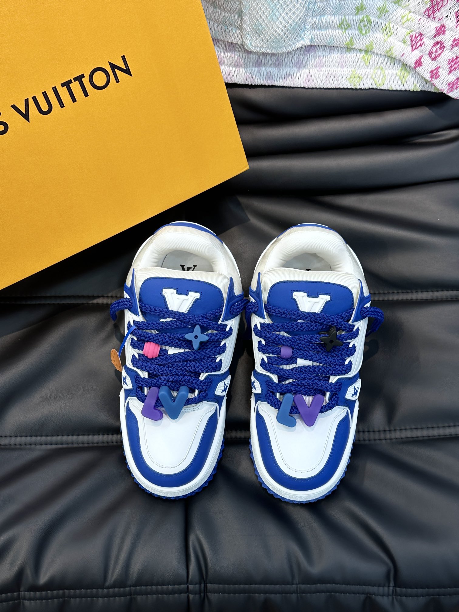 L0vis Vvtt0n Trainer Maxi Sneaker LV Blue For Women