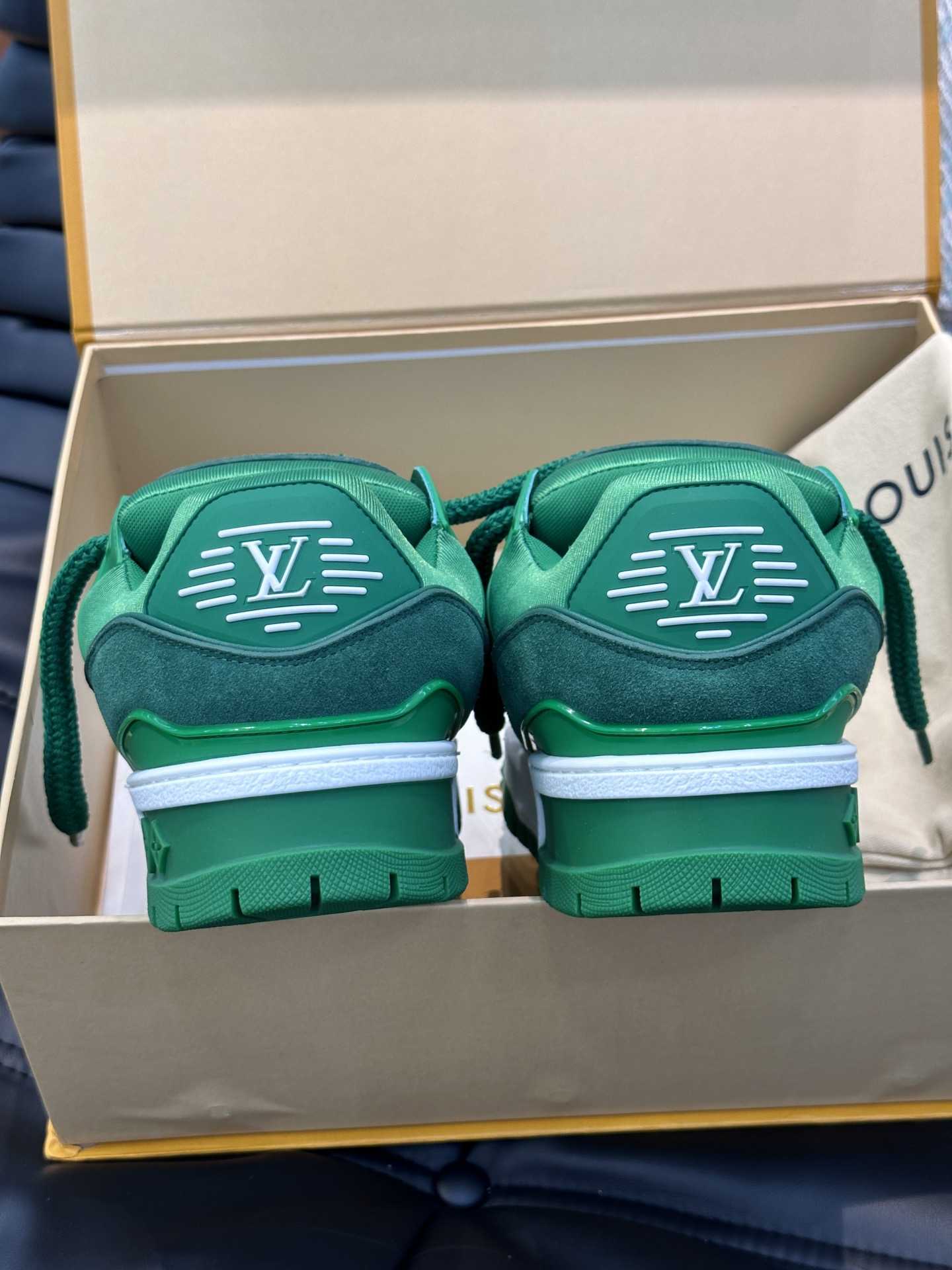 L0vis Vvtt0n Trainer Maxi Sneaker LV Dark Green For Women