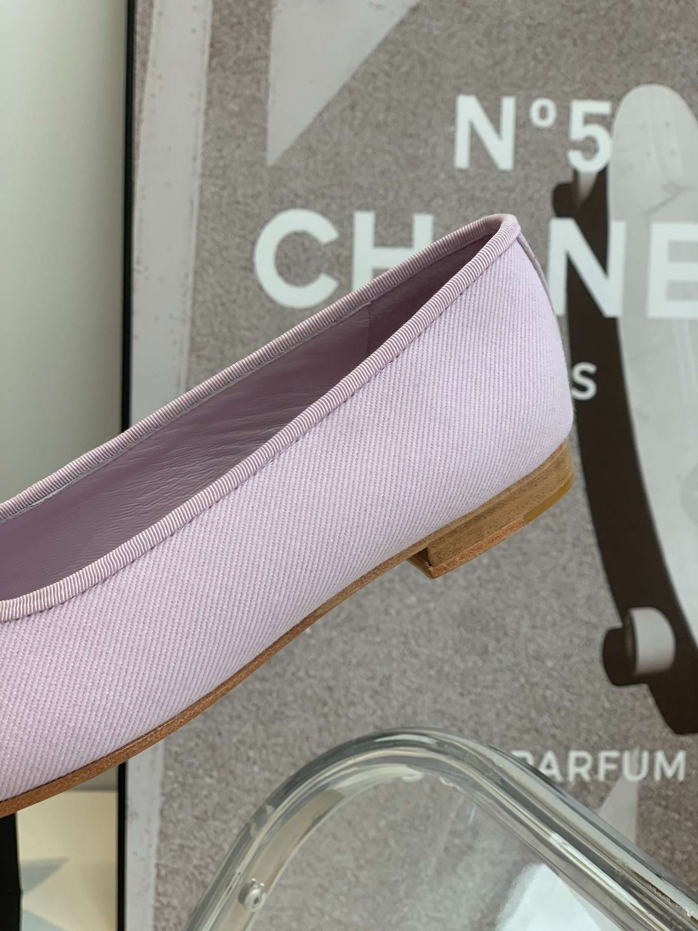Ch**el Ballet Flats Purple For Women