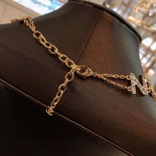 Ch**el CC Crystal Pearl Drop Earrings Gold For Women