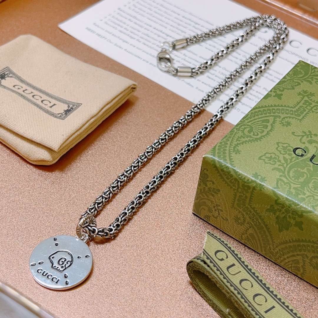 Gvc*1 Double G Necklace Silver For Women