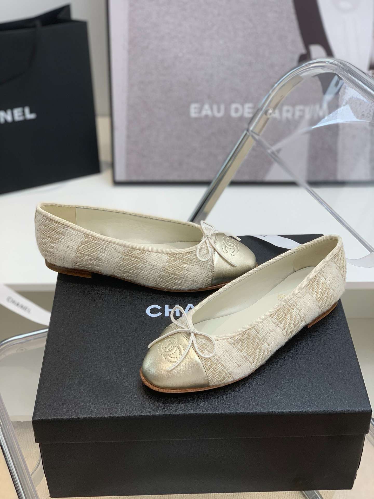 Ch**el Ballet Flats Multicolor For Women