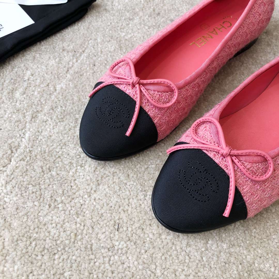 Ch**el Ballet Flats Pink For Women