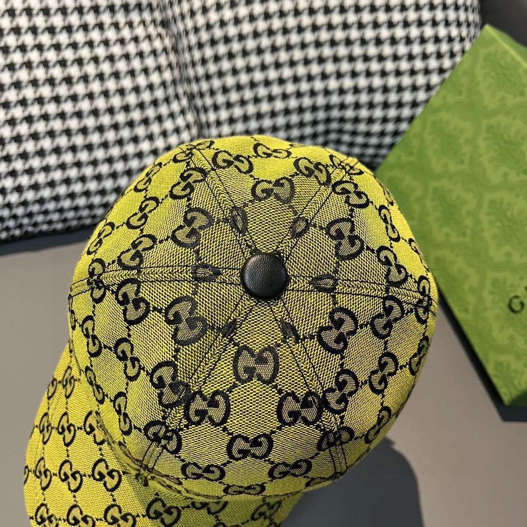 Gvc*1 Baseball Hat Yellow For Women