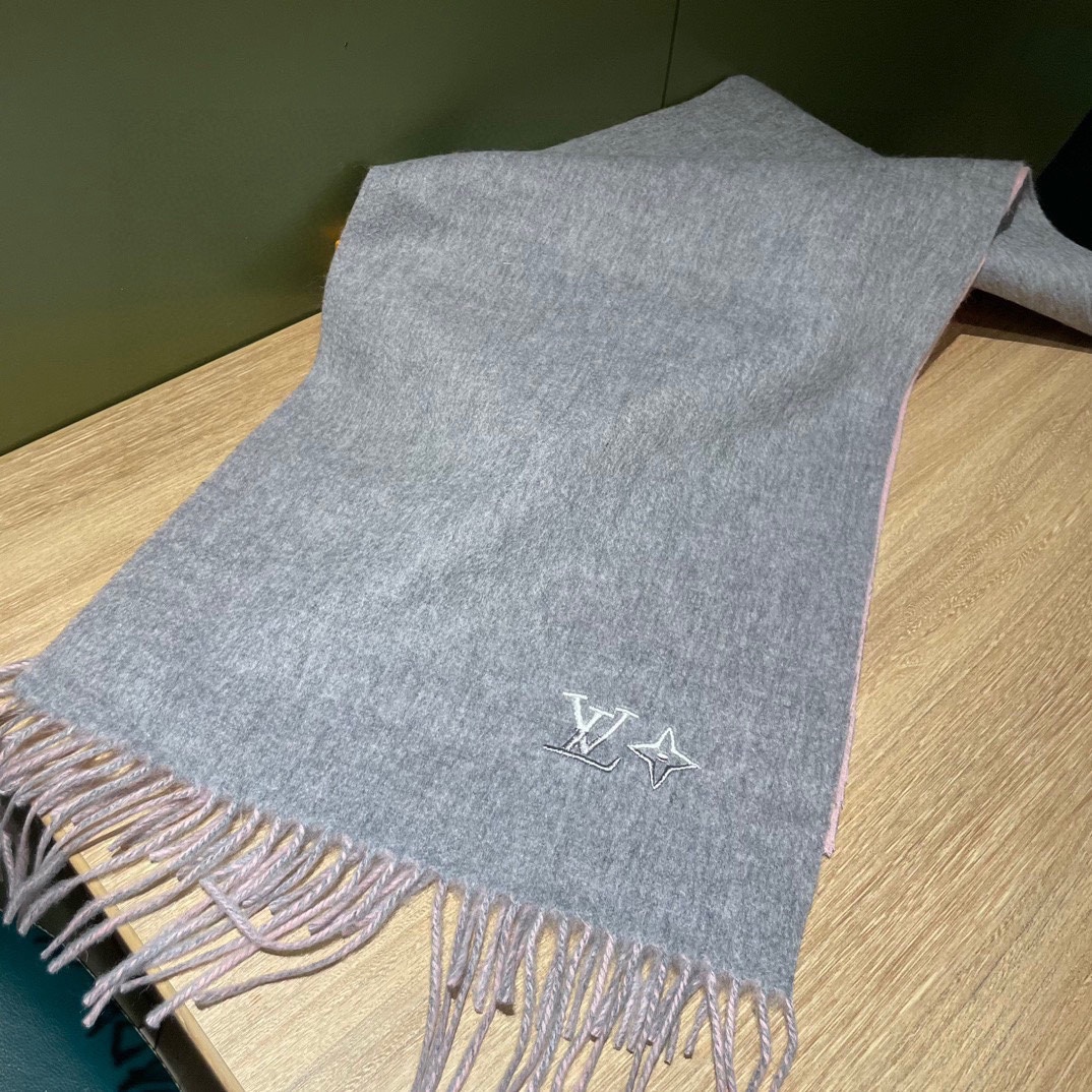 L0vis Vvtt0n The Cashmere Scarf Grey For Women