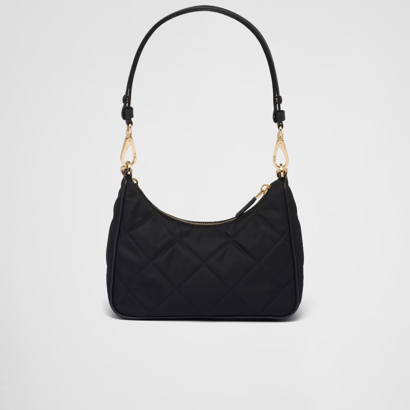 Pra*a Re-Edition 1995 Chaîne Re-Nylon Mini-Bag Black For Women 1BC204_2AOS_F0002_V_QOO- 22 Cm/ 8.6 Inches