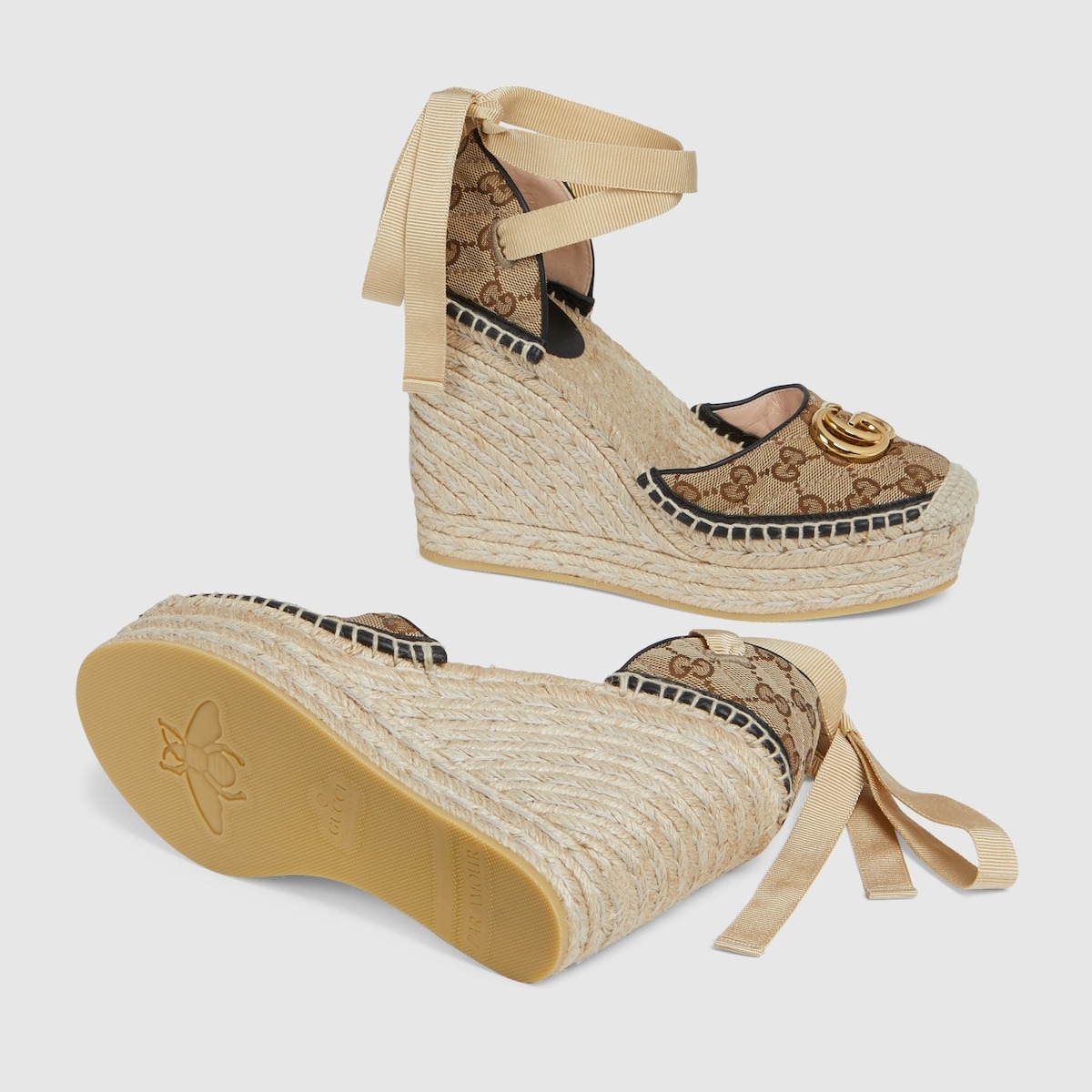 Gvc*1 Women GG Matelasse Platform Espadrille – ‎‎621240 HVK60 9764