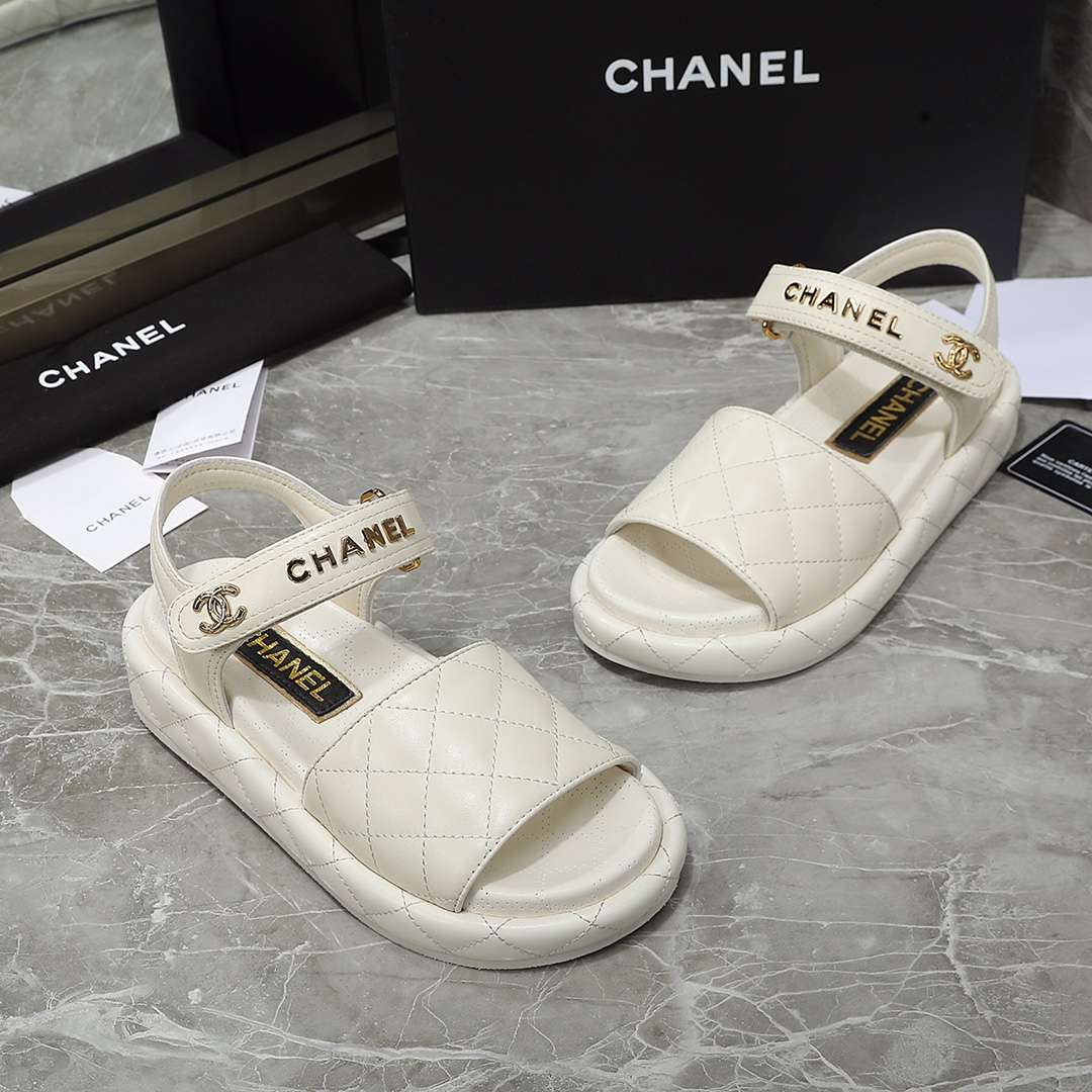 Ch**el Sandal White For Women