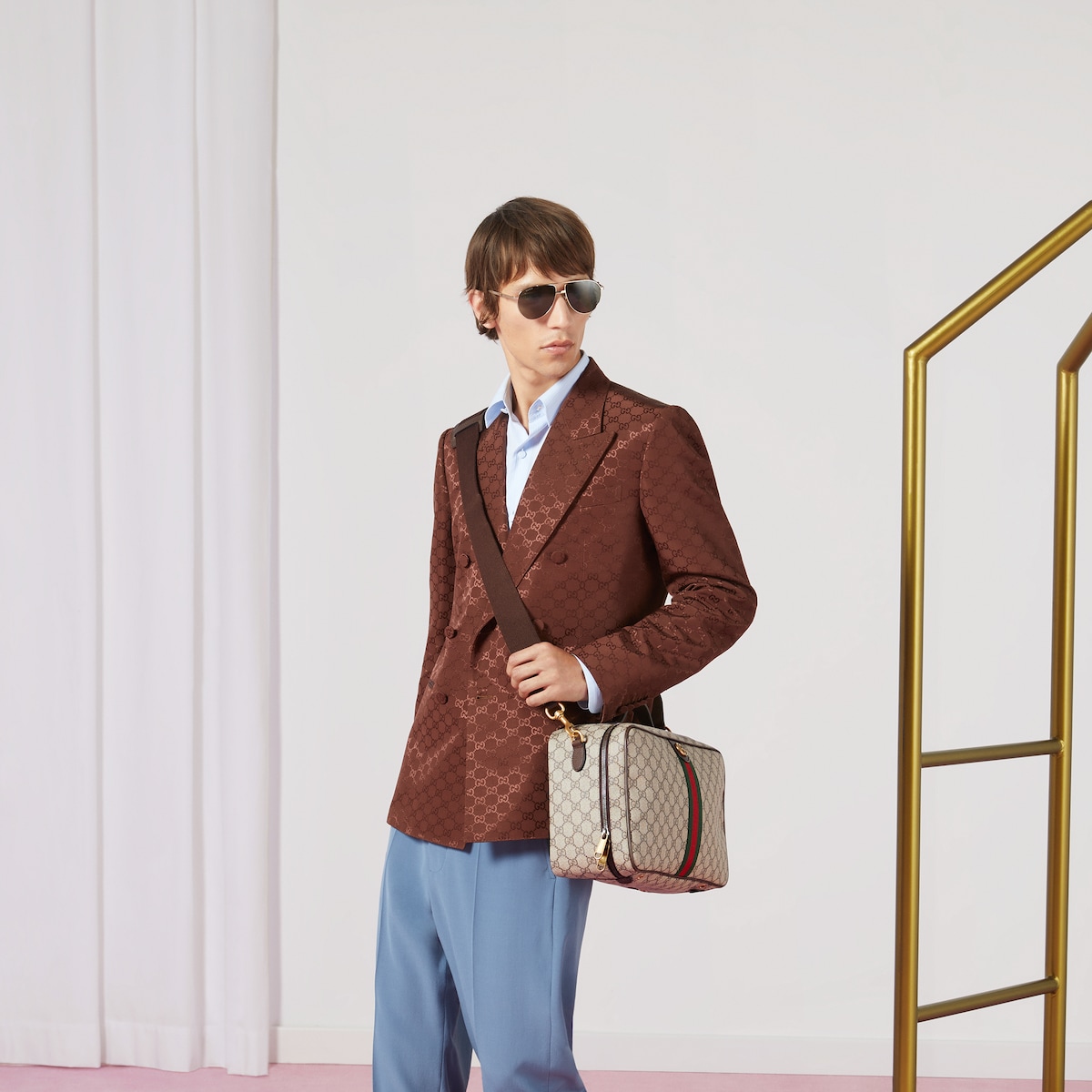 Gvc*1 Savoy Shoe Case Beige For Men 10.2 in/ 26 cm 752587 9C2ST 8746