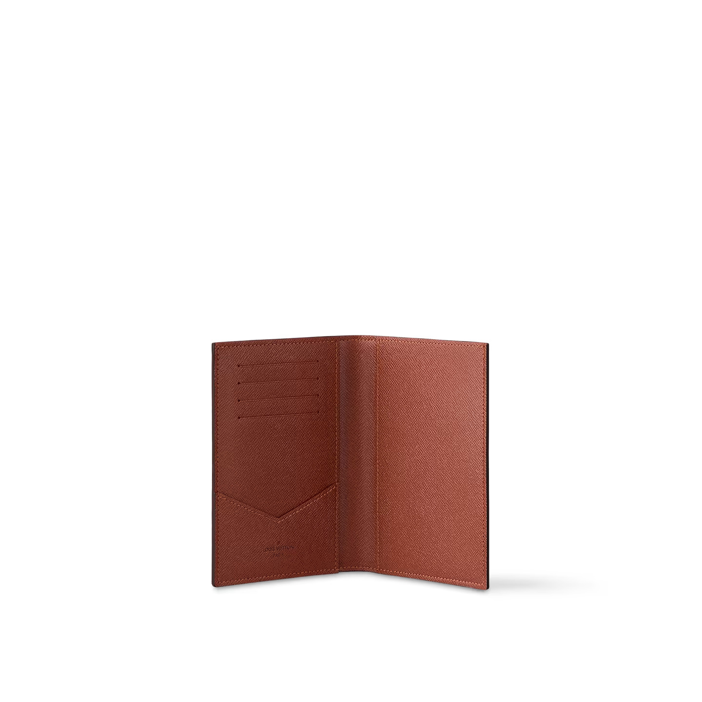 L0vis Vvtt0n Passport Cover Wallet Brown For Men 5.5in/14cm M64502