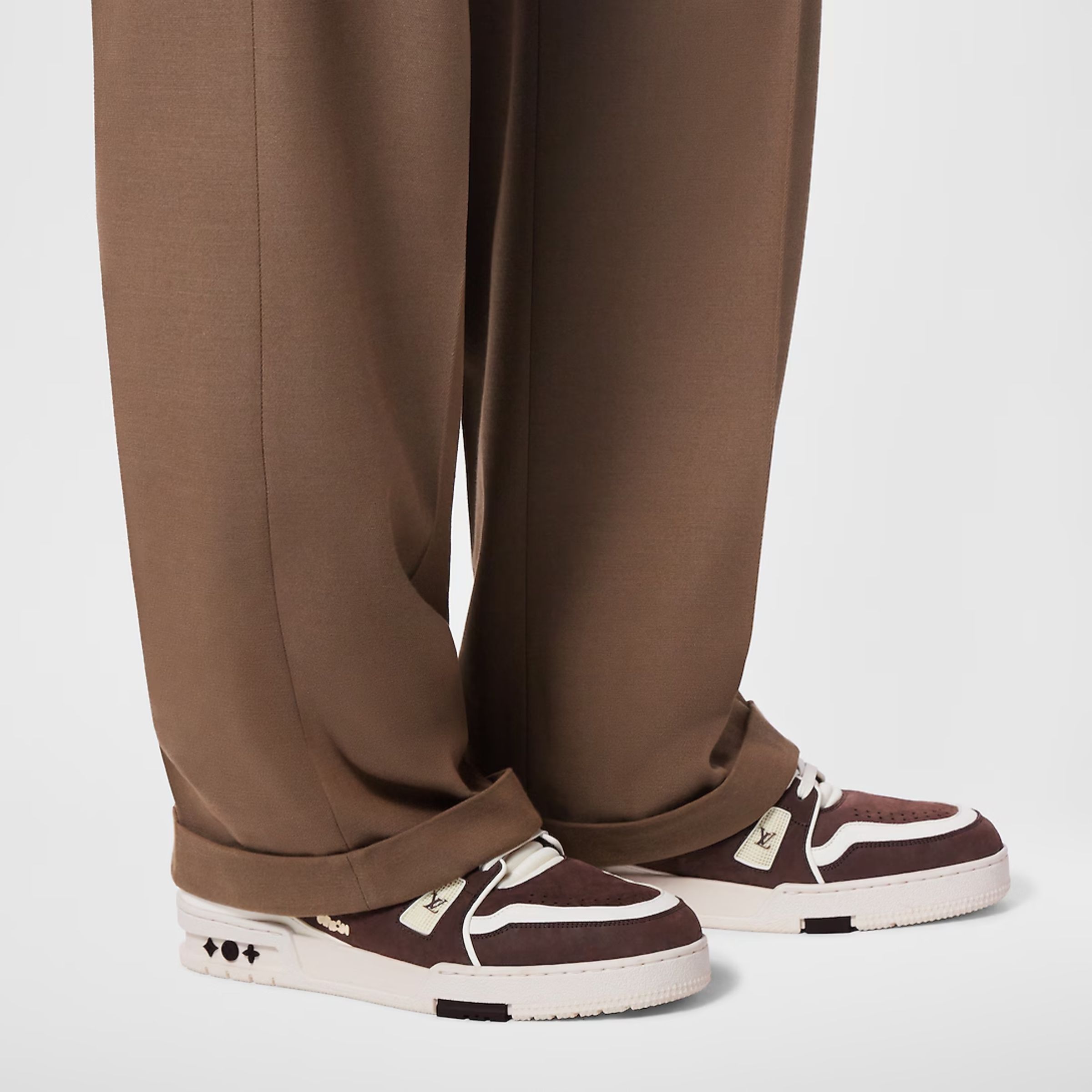 L0vis Vvtt0n Trainer Sneaker Brown For Men 1ACR5Z