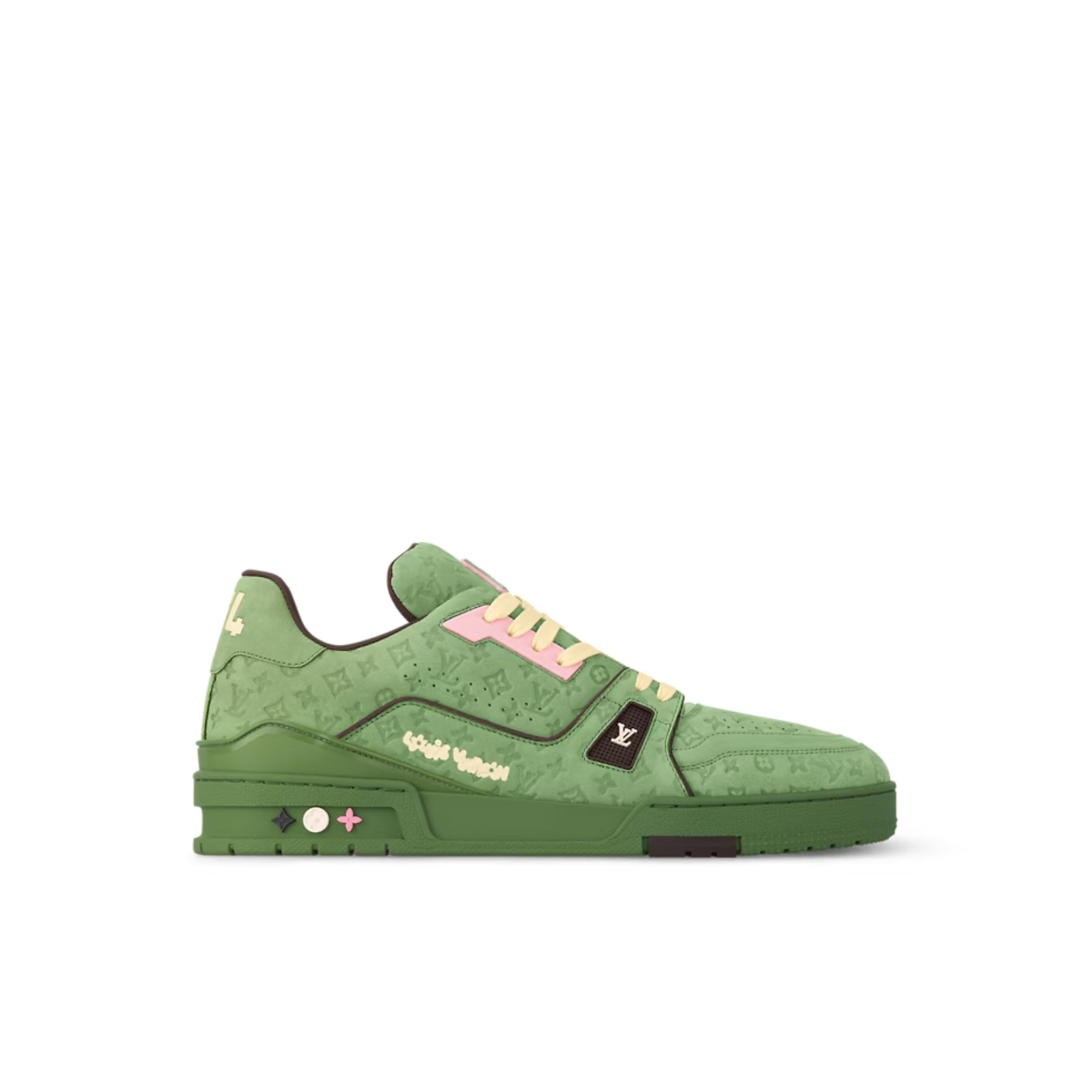 L0vis Vvtt0n Trainer Sneaker Green For Men 1ACR6E