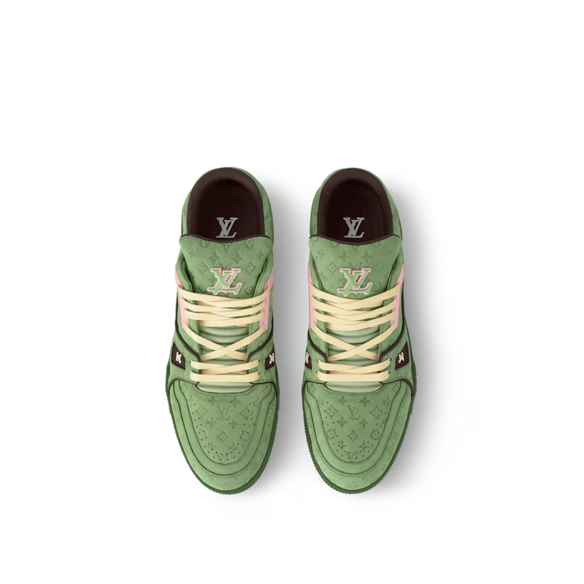 L0vis Vvtt0n Trainer Sneaker Green For Men 1ACR6E