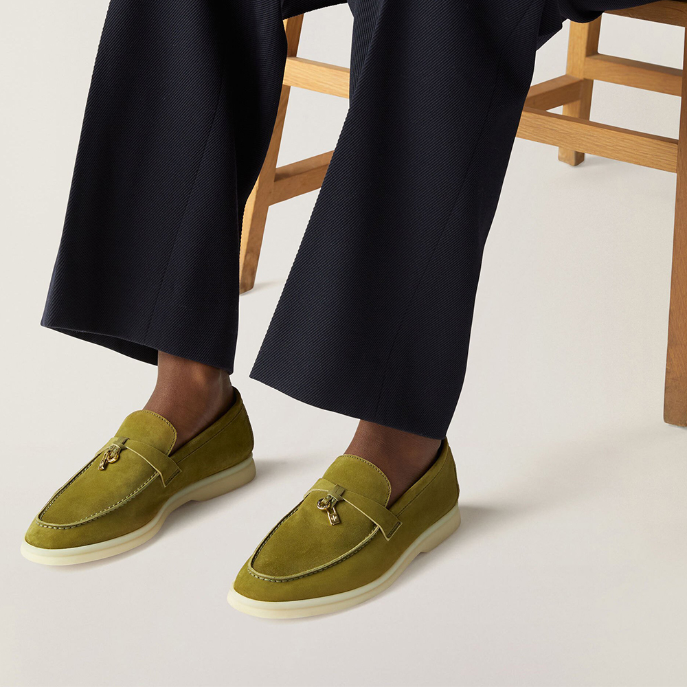 L0r0 P1ana Summer Charms Walk Loafers Tea Room For Women – FAE5444 50KY