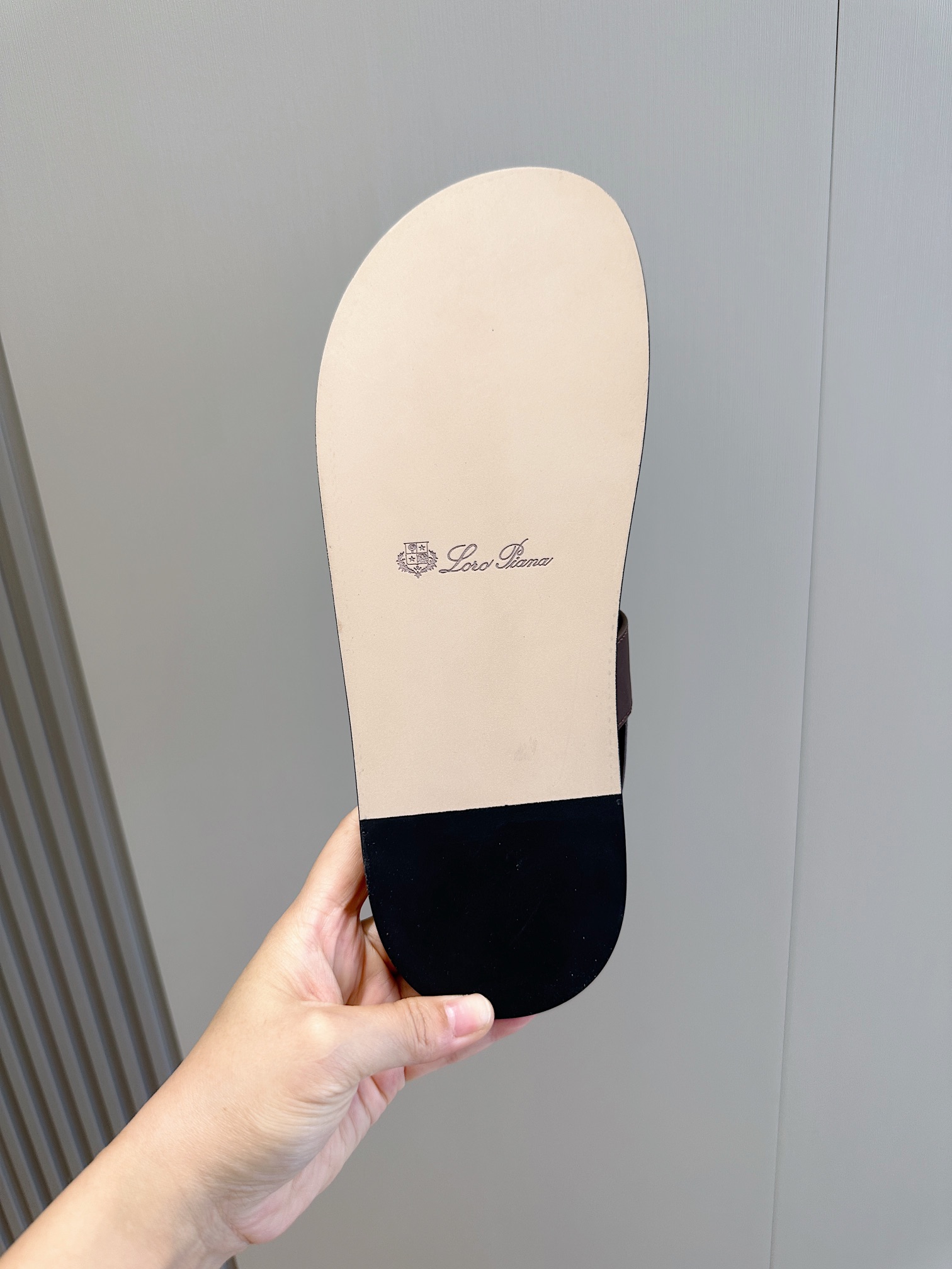 L0r0 P1ana Nama Sandal Dark Brown For Men FAN8703