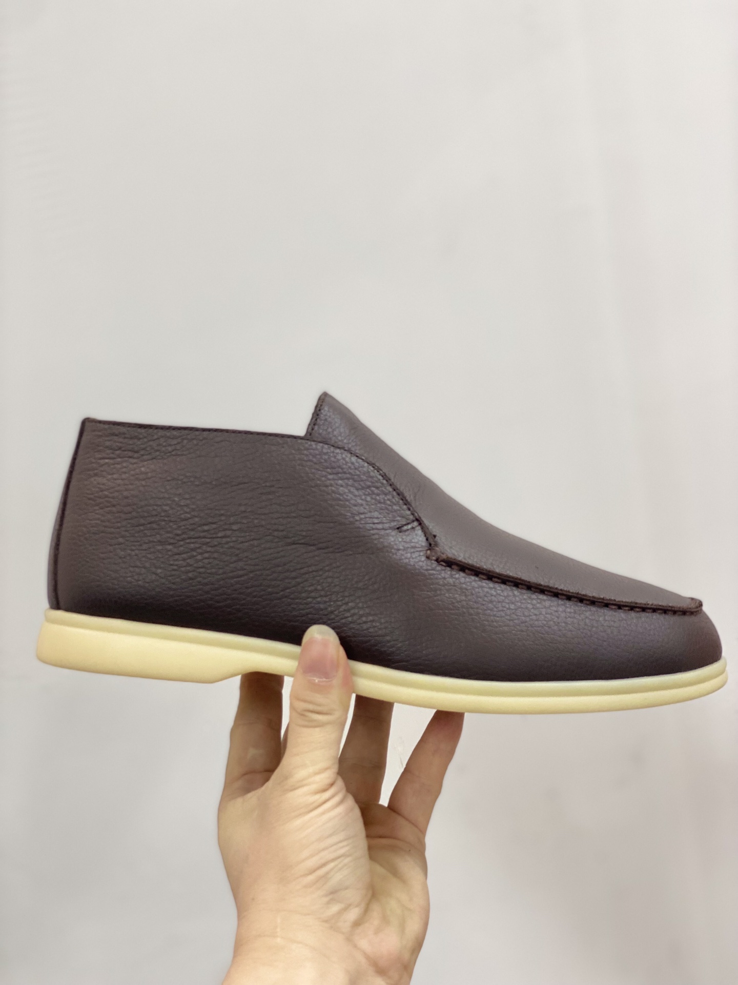 L0r0 P1ana Open Walk Ankle Boots Brown For Men FAI3276
