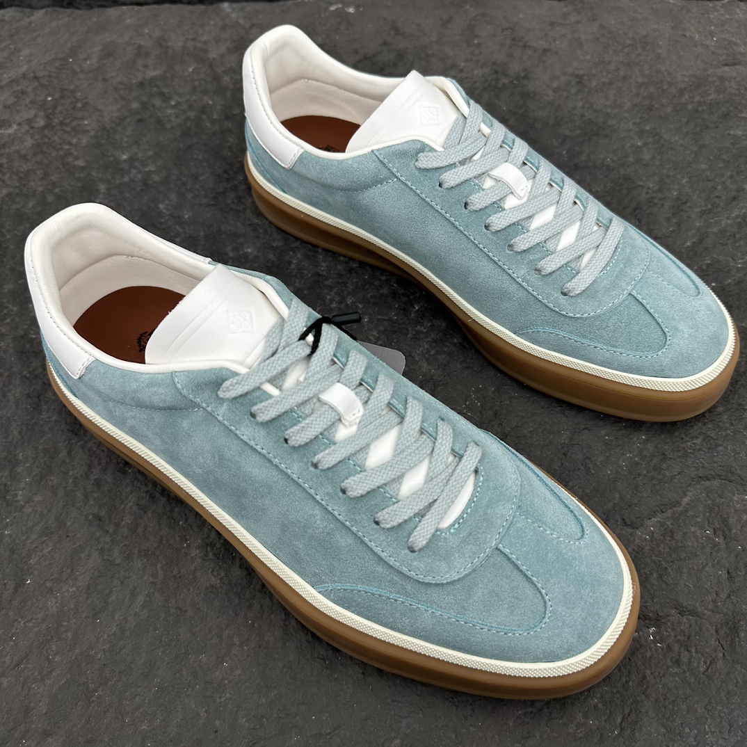 L0r0 P1ana Tennis Walk Sneakers Green For Men FAN8505