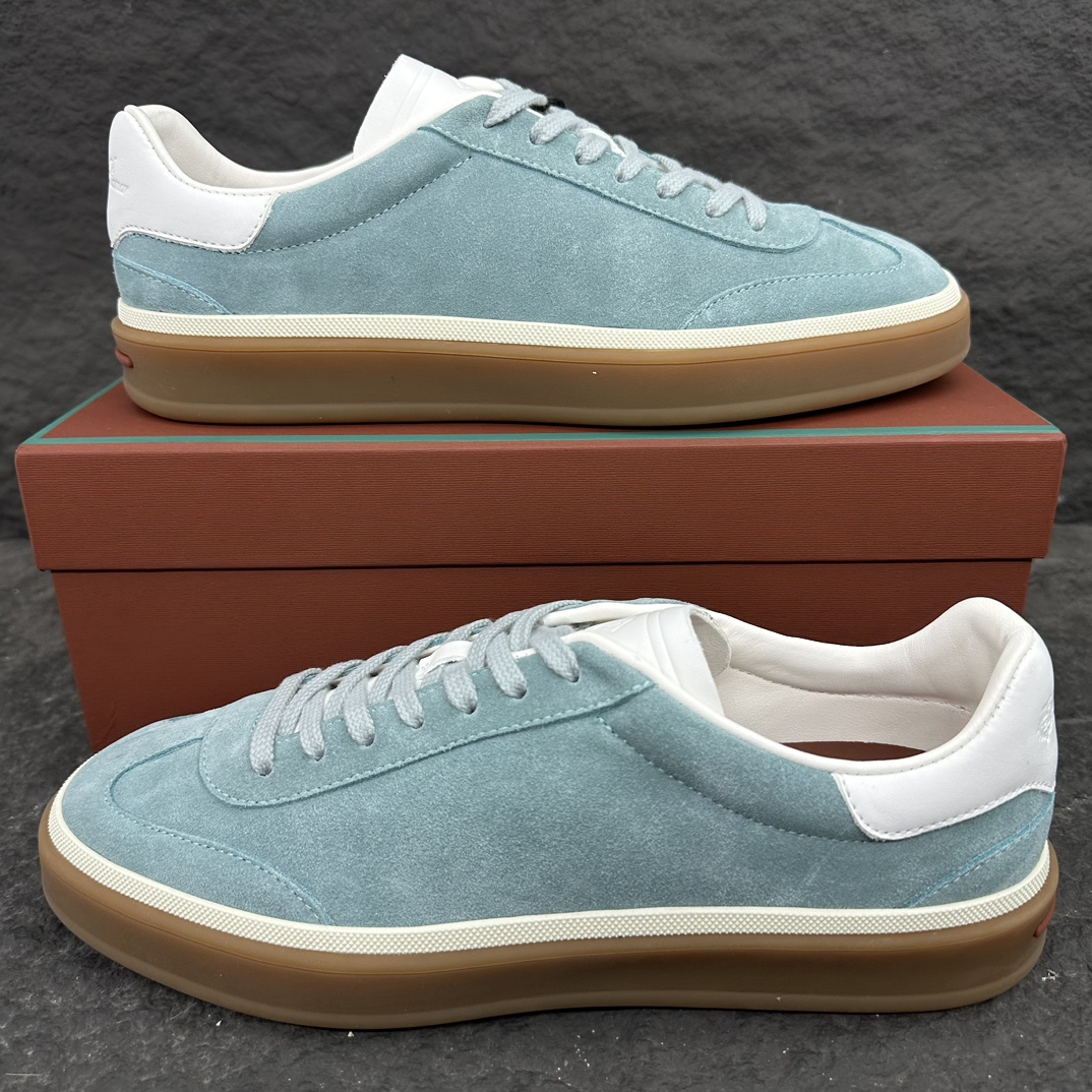 L0r0 P1ana Tennis Walk Sneakers Green For Men FAN8505