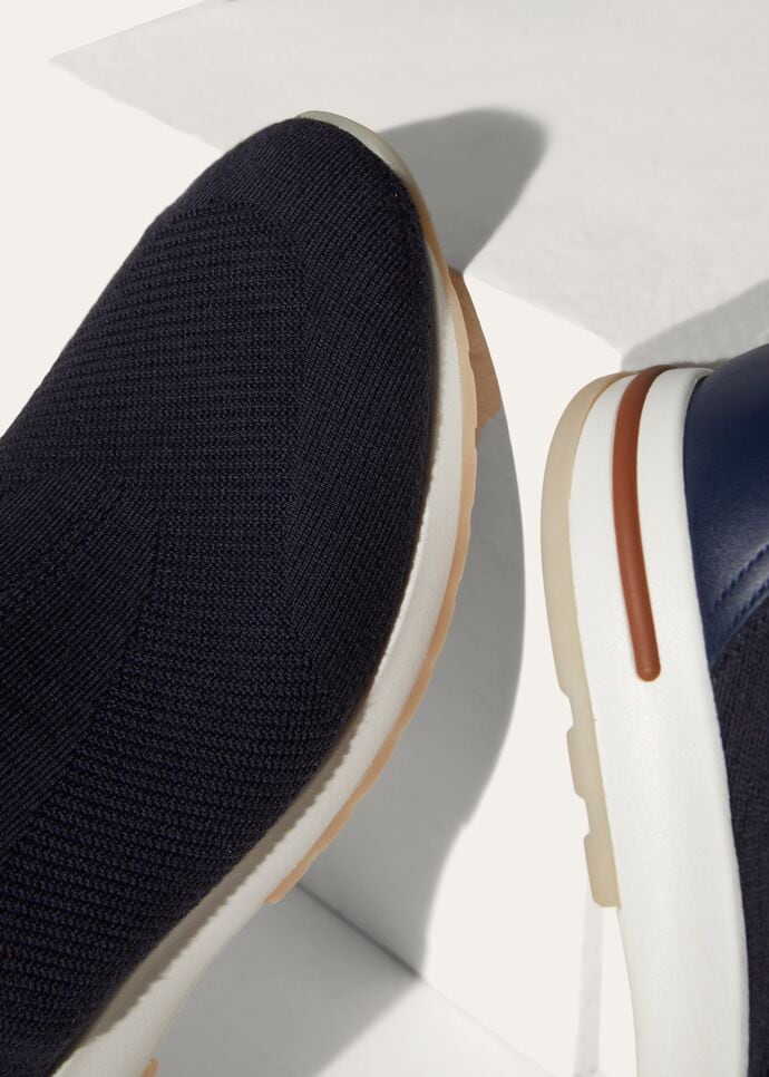 L0r0 P1ana 360 Lp Flexy Walk Sneaker Navy Blue For Men FAI4815