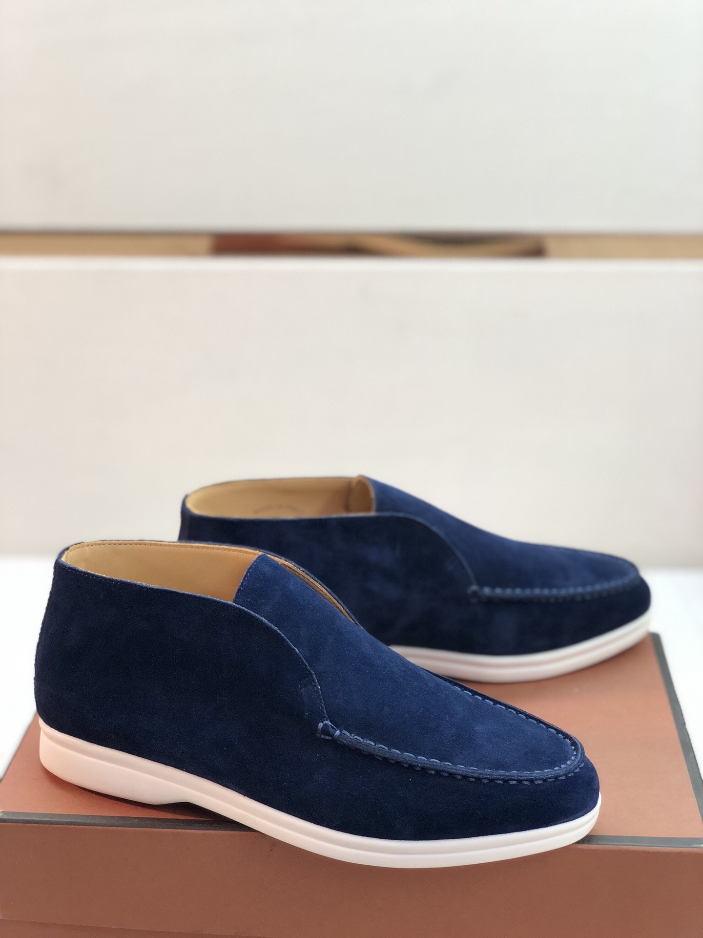 L0r0 P1ana Open Walk Boots Argo Blue Melange For Women – FAE9959 W948