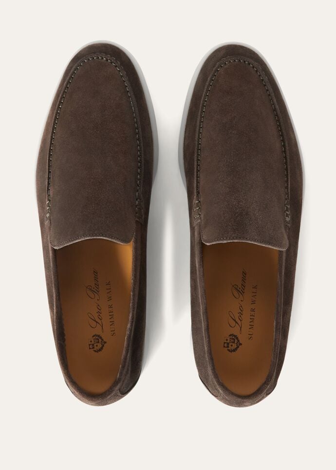 L0r0 P1ana Summer Walk Loafers Brown For Men FAI3276
