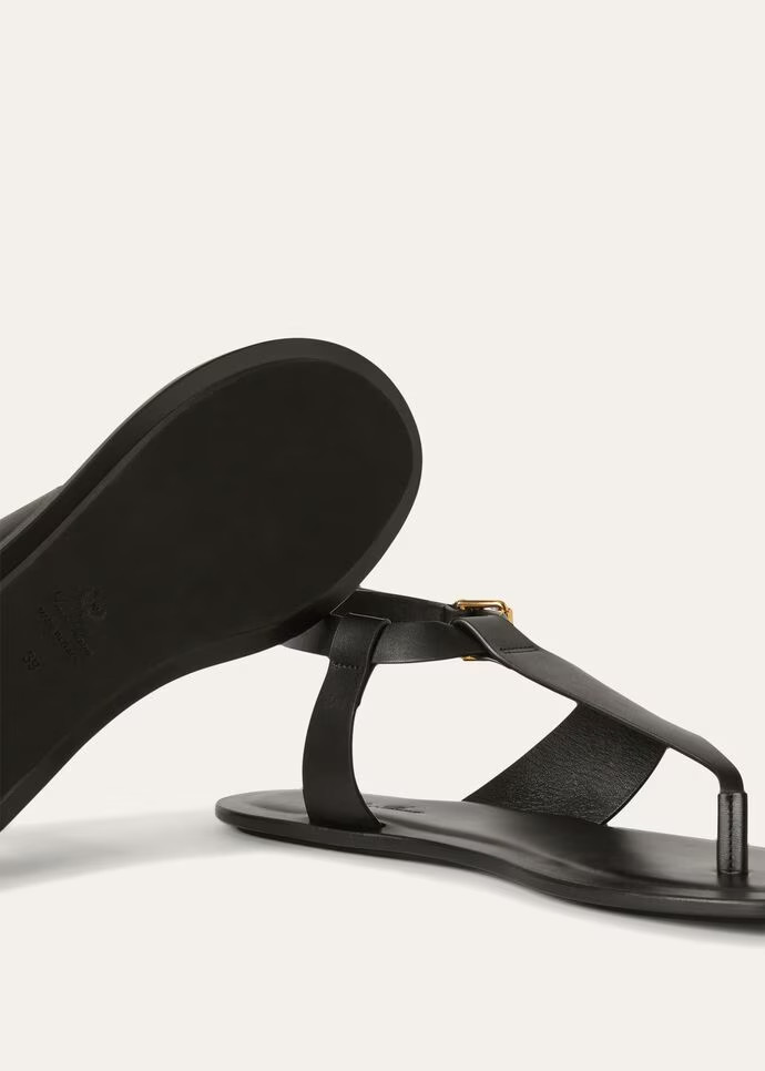 L0r0 P1ana Trani Sandals Black For Women – FAM9272 8000