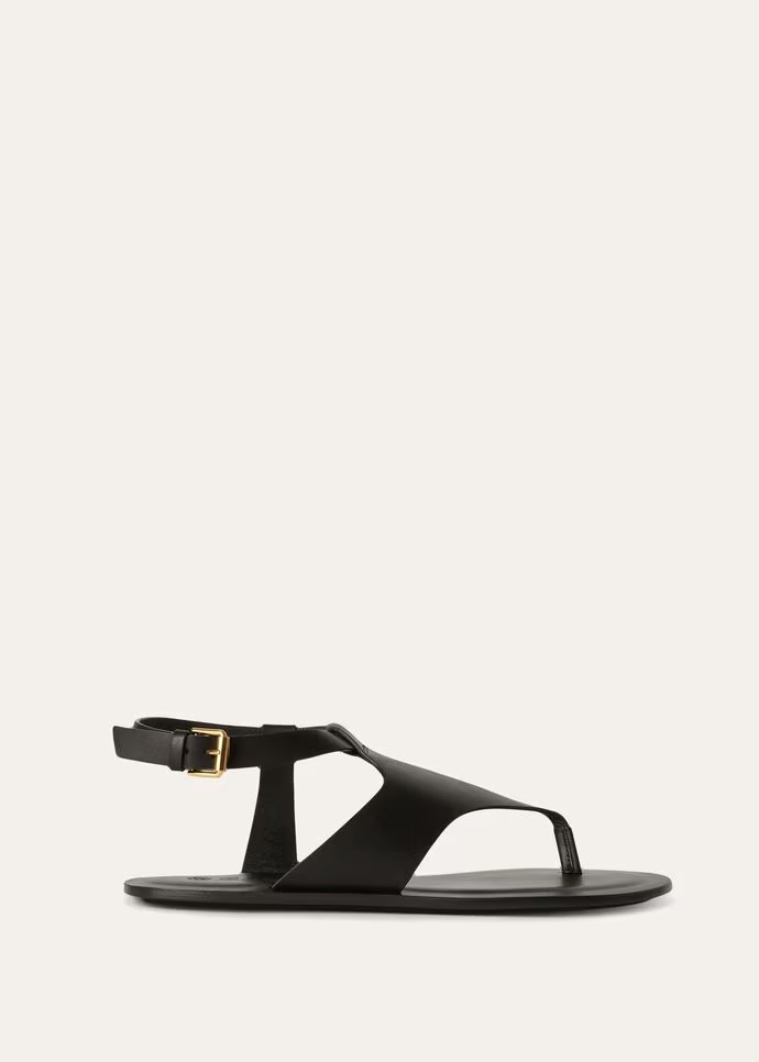 L0r0 P1ana Trani Sandals Black For Women – FAM9272 8000