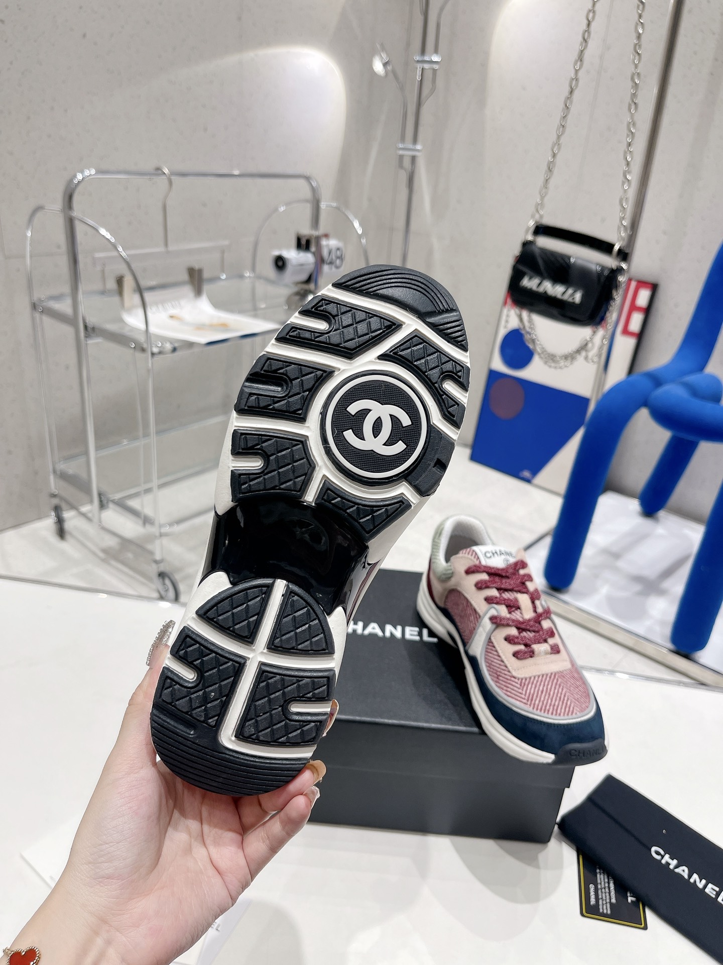 Ch**el Sneakers Grey For Women