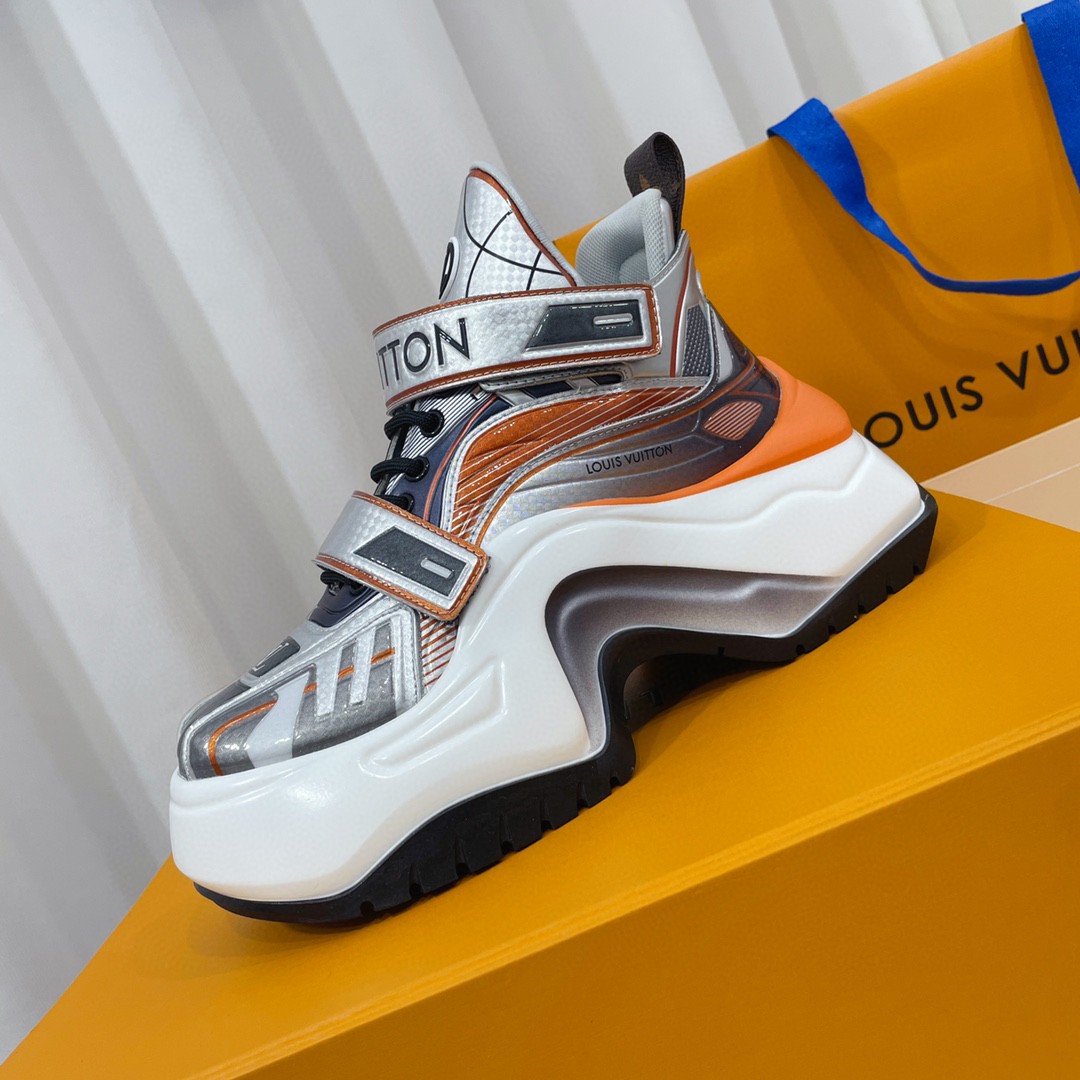 L0vis Vvtt0n LV Archlight 2.0 Platform Sneaker Silver For Women 1AB143