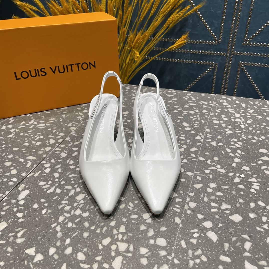 L0vis Vvtt0n Sparkle Slingback Pump White For Women 1AB0NN