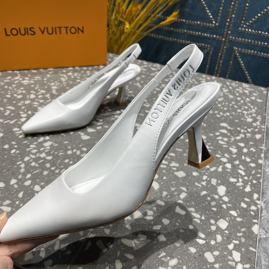 L0vis Vvtt0n Sparkle Slingback Pump White For Women 1AB0NN