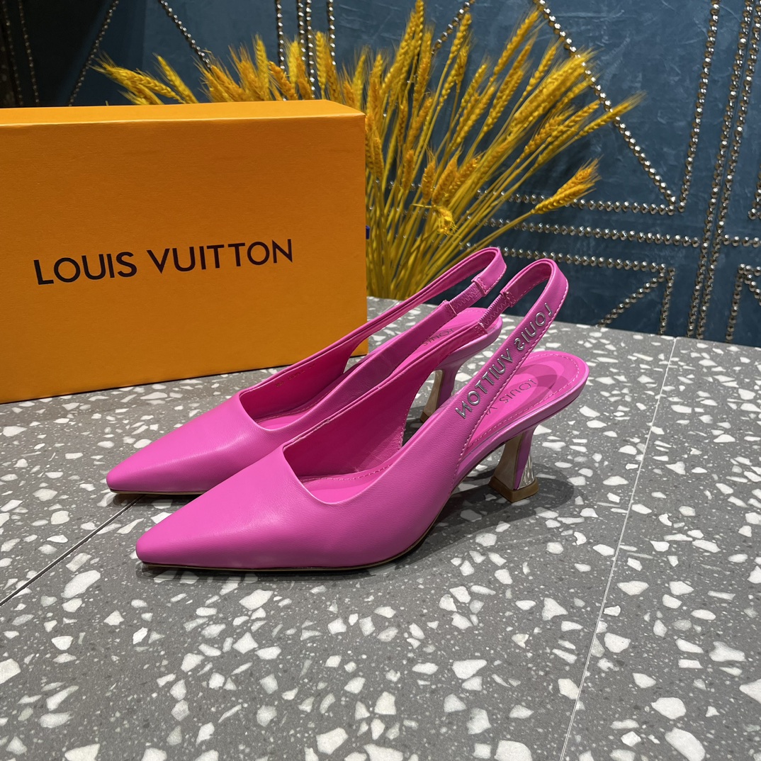 L0vis Vvtt0n Sparkle Slingback Pump Pink For Women