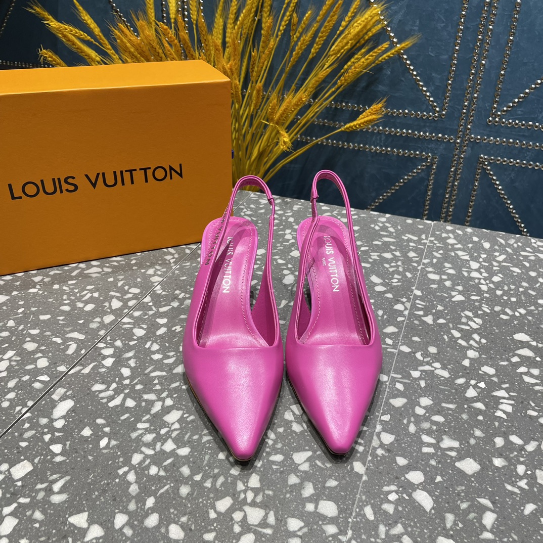 L0vis Vvtt0n Sparkle Slingback Pump Pink For Women