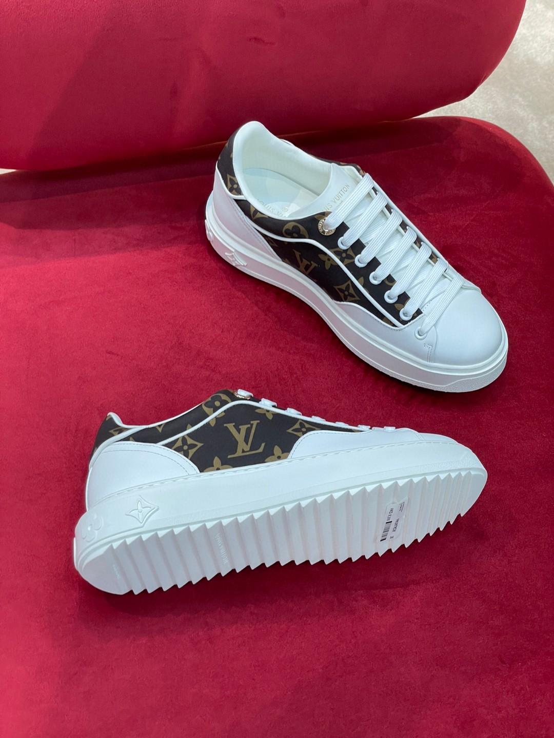 L0vis Vvtt0n Time Out Sneaker Brown For Women 1AAP2U