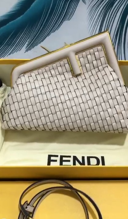 [True-to-ORIGINAL] F**di First Small Bag Pink For Women 10in/26cm