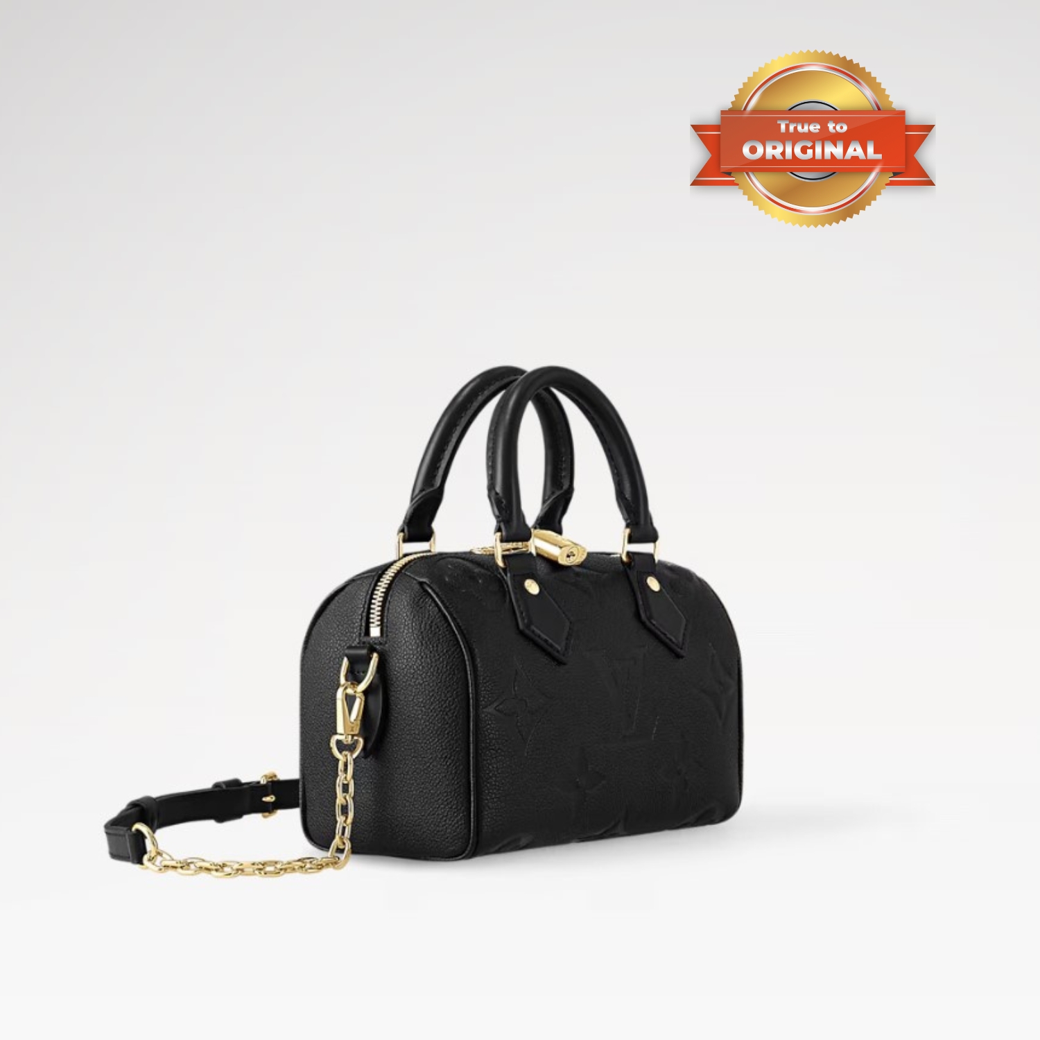 [True-to-ORIGINAL] L0vis Vvtt0n Speedy Bandoulière 20 Monogram Empreinte Black For Women 20.5cm/8.1in M58953