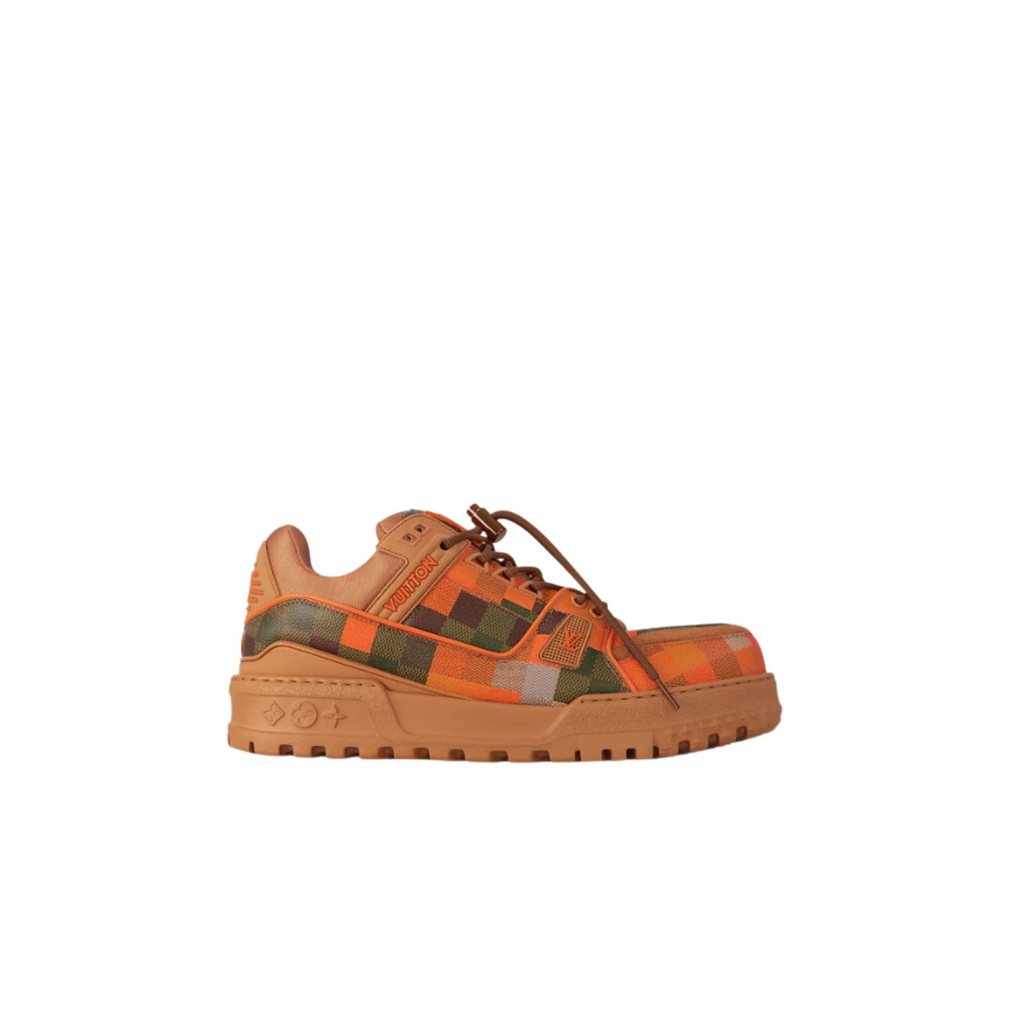 L0vis Vvtt0n LV Trainer Maxi Sneaker Orange For Men 1AD7SI