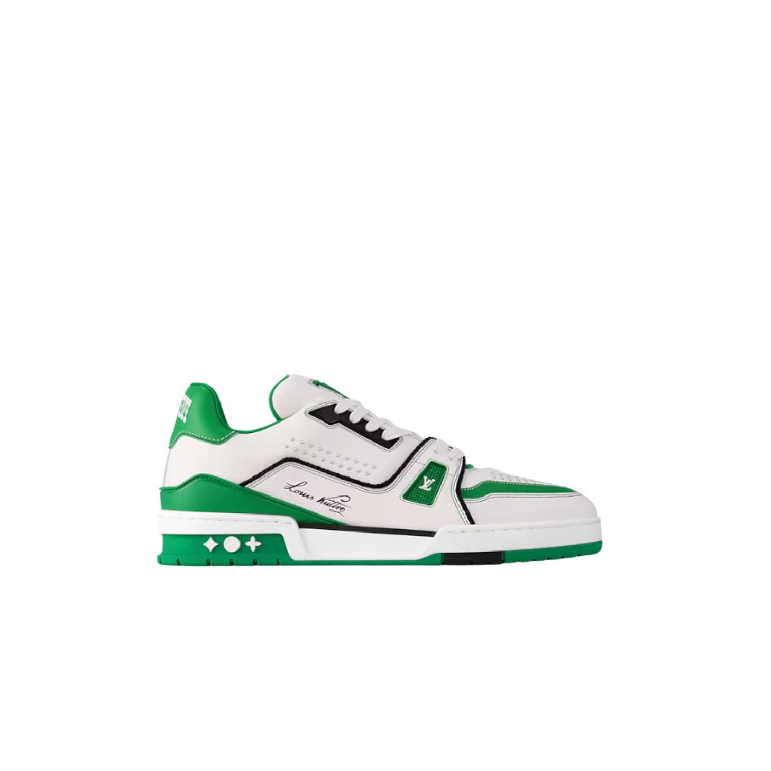 L0vis Vvtt0n LV Trainer Sneaker Green For Men 1AD7KO