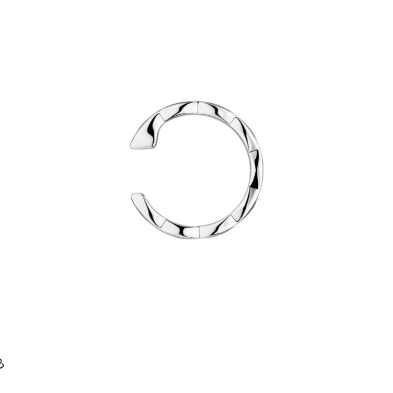 Ch**el Coco Crush Single Earring White Gold For Women J12154