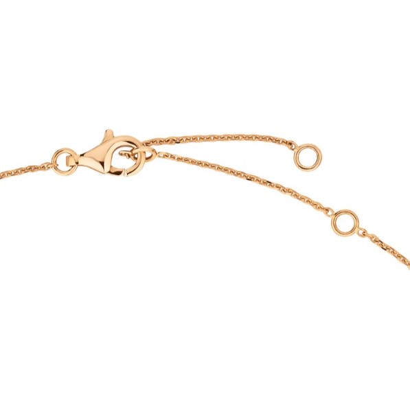 Ch**el Extrait De Camélia Necklace Rose Gold For Women J11660