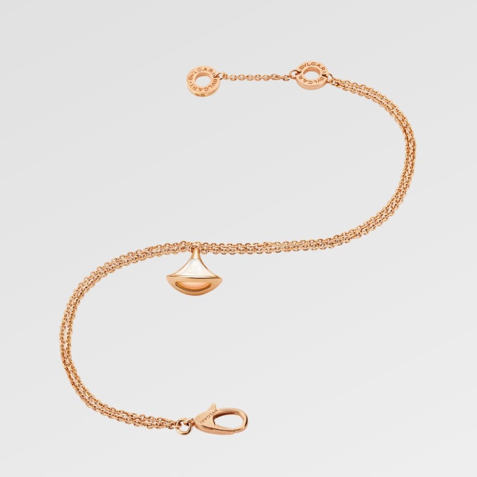 Bv1g*ai Divas’ Dream Bracelet Rose Gold For Women 358424