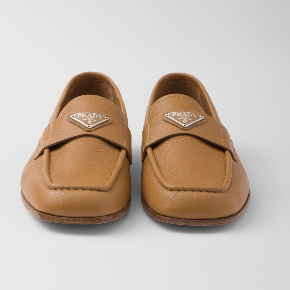 Pra*a Leather Loafers Natural For Men 2DB213_013_F0018_F_C000