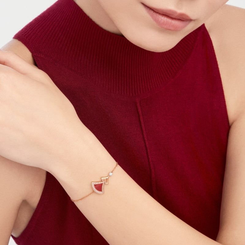 Bv1g*ai Divas’ Dream Bracelet Rose Gold For Women 360074