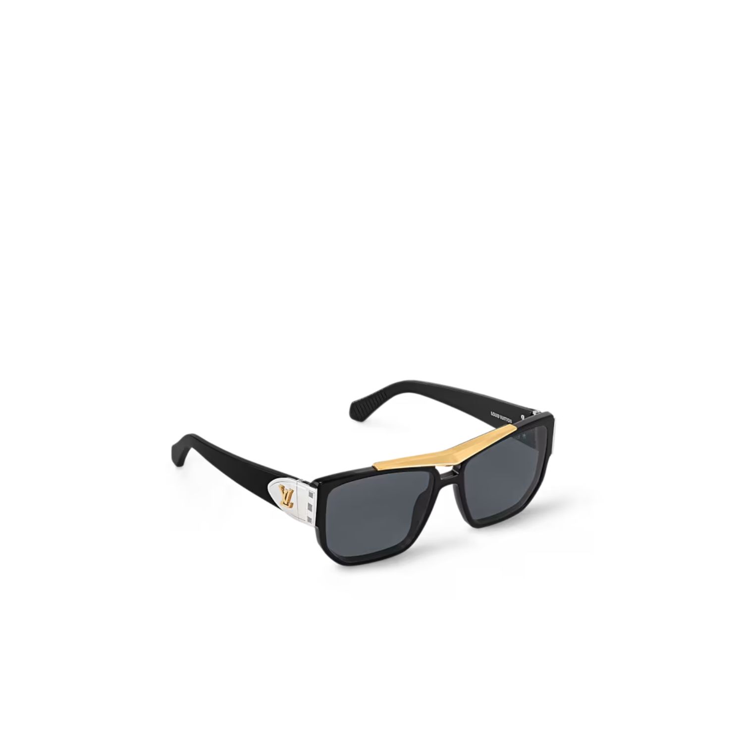 L0vis Vvtt0n Flight Square Sunglasses Black For Men – Z2700U
