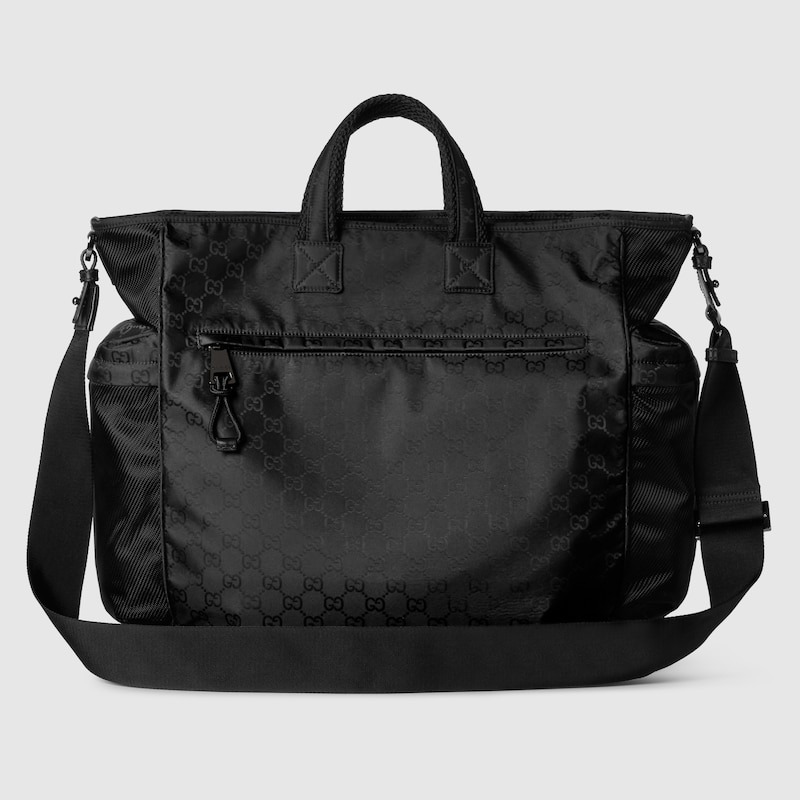 Gvc*1 Large GG Tote Bag Black For Men 15in/38cm ‎‎818962 FAEEE 1062