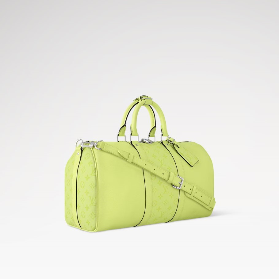 L0vis Vvtt0n Keepall Bandoulière 45 Lemon Yellow 17.7in/45cm M14124