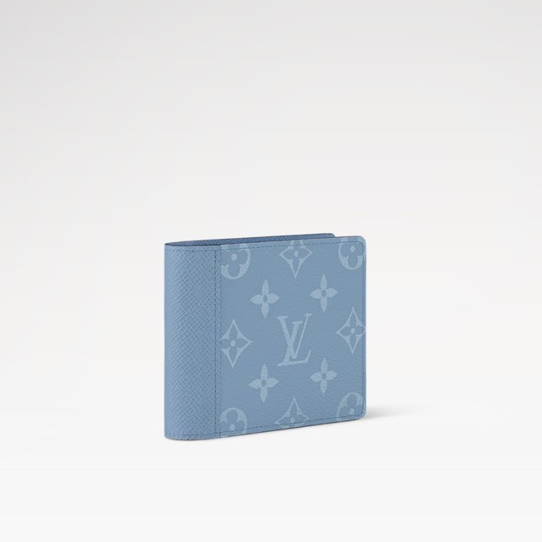 L0vis Vvtt0n Multiple Wallet Sky Blue For Men 4.5in/11cm M14111