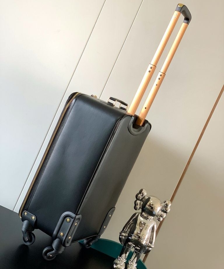 Ch**el Classic CC Logo Suitcase Black 20.4in/52cm